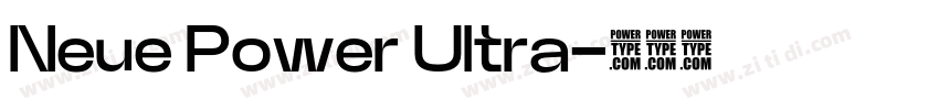 Neue Power Ultra字体转换 Neue Power Ultra字体转换